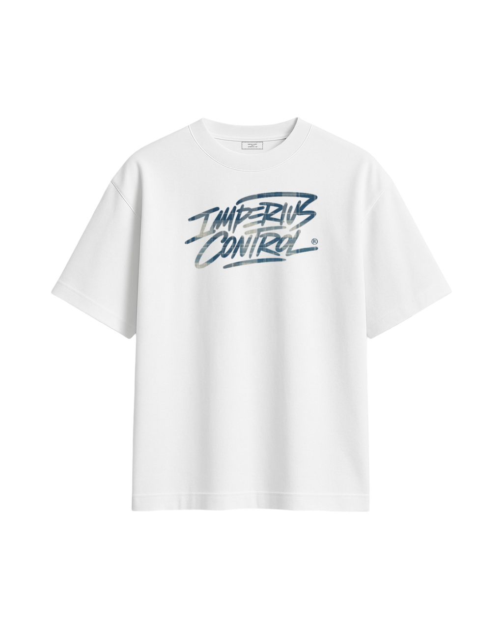 T-Shirt Signature Strokes – Bleu Brume