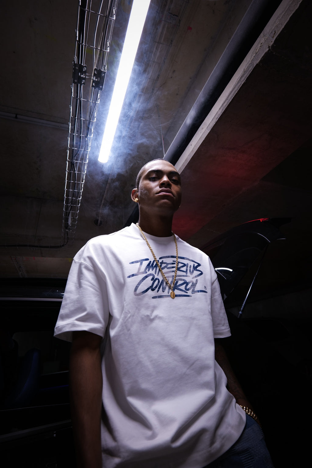 T-Shirt Signature Strokes – Bleu Brume