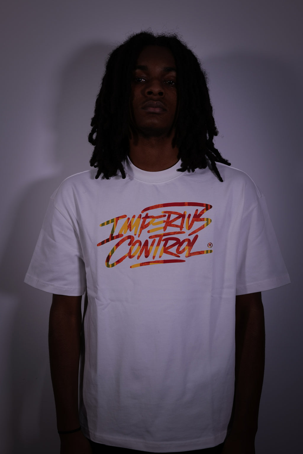 T-Shirt Signature Strokes – Madras Flame